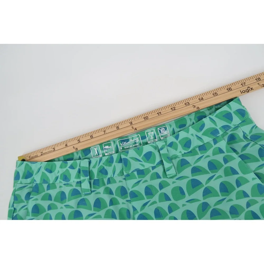 William Murray Water Hazard Golf Shorts Mens 34 Building Bridges Performance